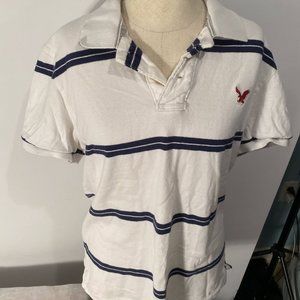 American Eagle vintage fit striped polo